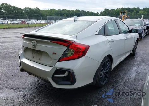 2020 Honda Civic Si Sedan z USA, uszkodzony, nr VIN 2HGFC1E54LH704666